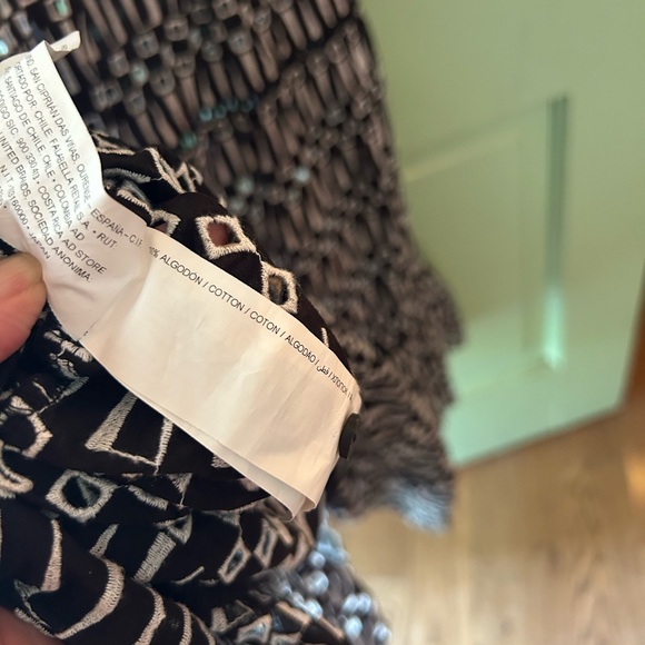 Like new Women’s Adolfo Dominguez button down eyelet shirt dress size 4 - Picture 9 of 11